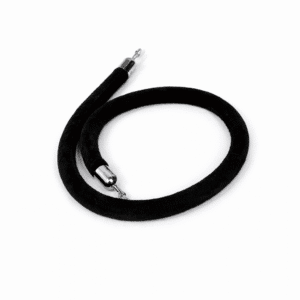 6ft Black Velour Rope