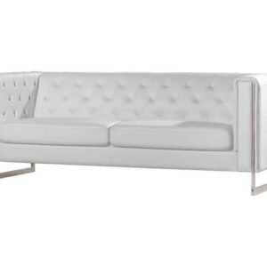 Metro White Sofa